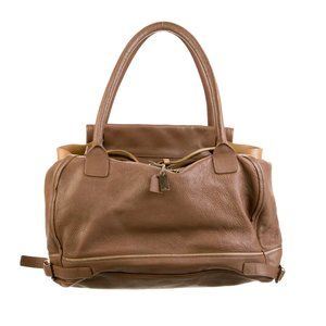 Chloé Marlow Belted Bag in Brown Leather